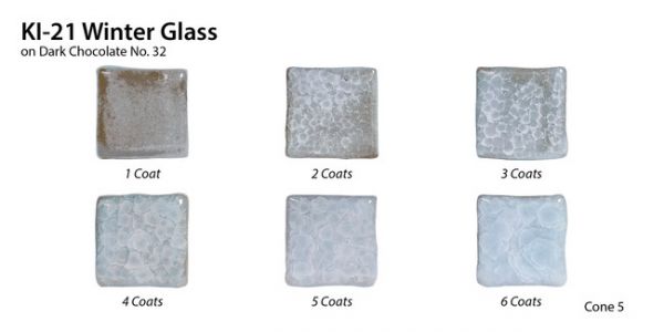 AMACO Kiln Ice - KI-21 - Winter Glass - 1  pint